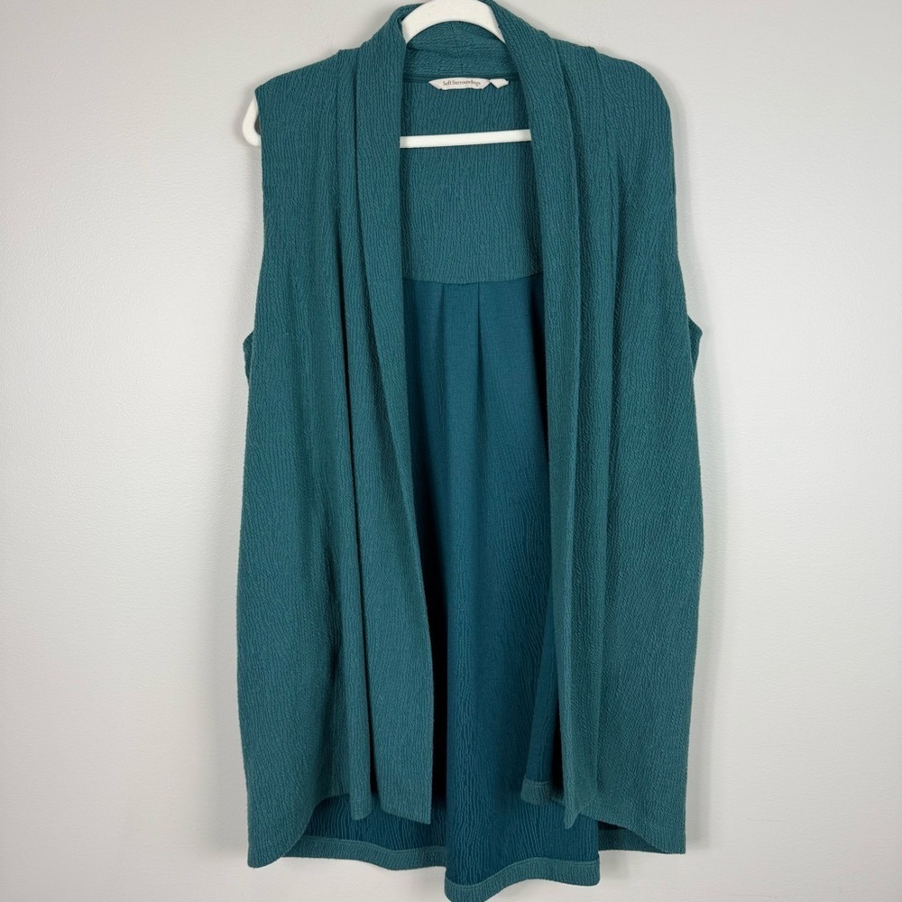 Soft Surroundings Turquoise Cardigan